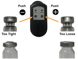 Adujsting the crimp setting