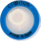 Cronus 13mm PTFE Syringe Filter 0.2µm. Luer Lock inlet, Luer Spike outlet.